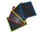 Miniland Pizarra Blanca Metálica Magnética Doble Cara Marco Plástico 300x260 mm Set 4 Unidades Rojo Amarillo Verde Azul