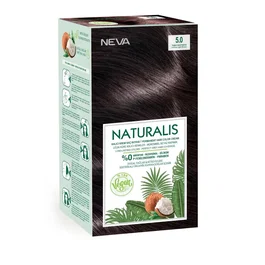 Neva Naturalis Tinte permanente para el cabello 5.0 Intense Light Brown 150 ml