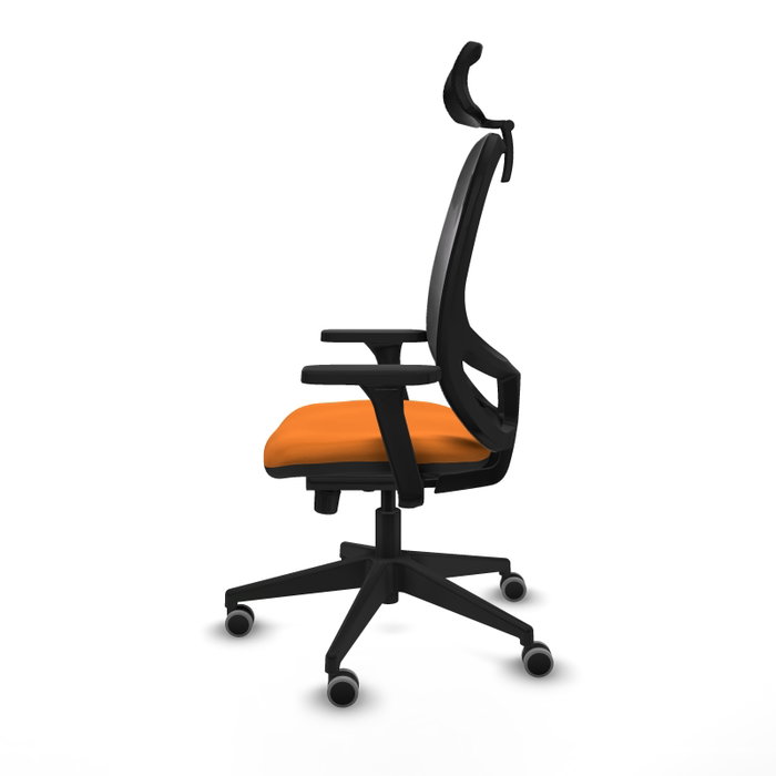 PIQUERAS Y CRESPO Silla de oficina Cilanco con Mecanismo Sincro, Naranja y Negro PIQUERAS Y CRESPO Silla de oficina Cilanco con Mecanismo Sincro, Naranja y Negro