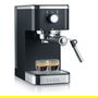 Graef ES402 Máquina de Espresso Semiautomática, 15 bar, 1.25 L, Acero Satinado y Negro, 1400 W