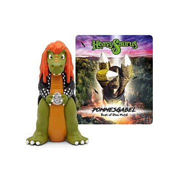 Tonies Figurita Heavysaurus Pommesgabel - Best of Dino Metal Relaunch, Juguete Musical con 20 Canciones en Alemán, para Niños +3 Años