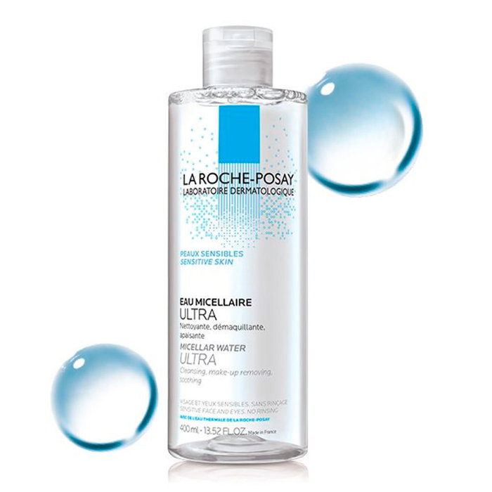 La Roche-Posay Agua Micelar Ultra Physiological Para Piel Sensible - Desmaquilla Y Limpia Sin Resecar 400 ml