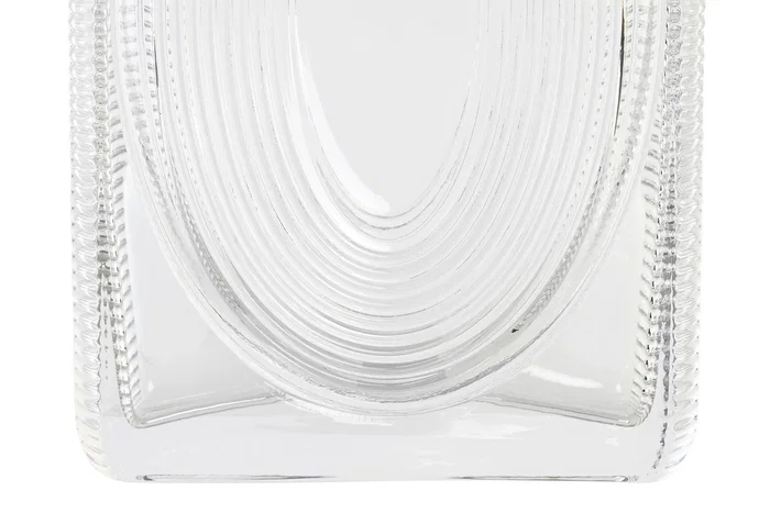 DKD Home Decor Jarrón de Cristal Transparente 16x7x17 cm