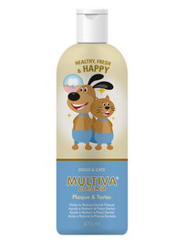 Vetnova Multiva Coolsmile Placa y Sarro para Perros y Gatos, 473 ml