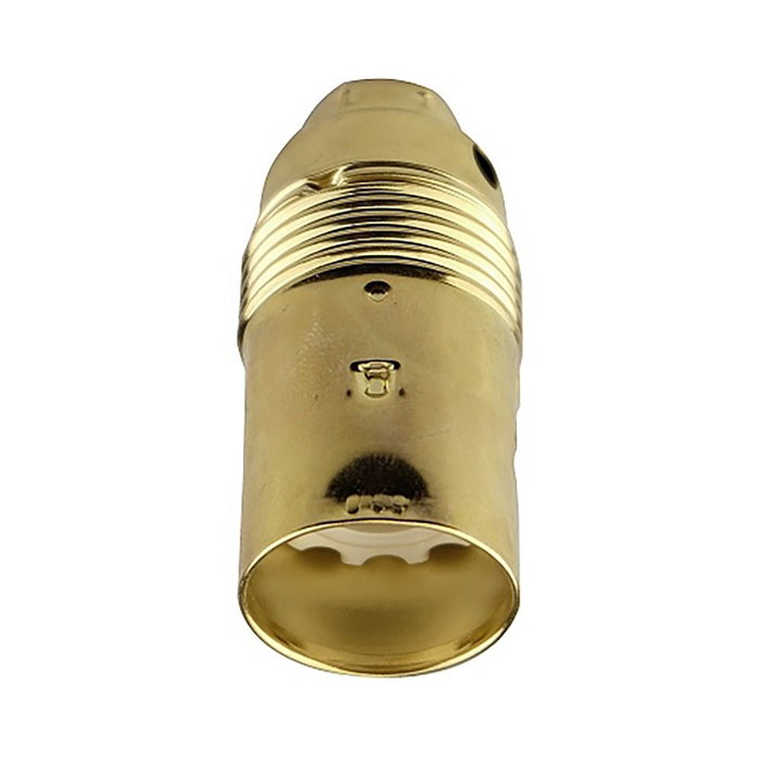 Arditi Portalámparas Metálico Roscado Latonado Vintage E14 Ø25 x 60 mm Arditi Portalámparas Metálico Roscado Latonado Vintage E14 Ø25 x 60 mm