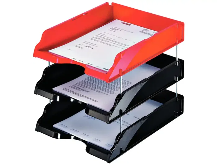 ESSELTE Elevador de Bandeja Transit, Pack de 4 Varillas