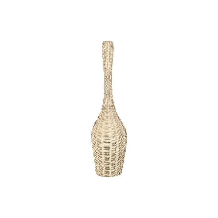 DKD Home Decor Lámpara de Pie de Rattan y Hierro Natural