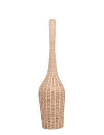 DKD Home Decor Lámpara de Pie de Rattan y Hierro Natural