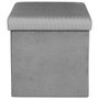 Home Deco Factory Caja-puf Plegable Giulia Gris