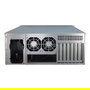 Inter-Tech 4U-4424 Rack Server de 4U, Negro/Plata, Metal, Compatible con ATX/EATX/Mini-ITX/uATX/EEB, 27 Bahías HDD Hot-Swap, 2 Ventiladores de 80mm