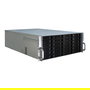 Inter-Tech 4U-4424 Rack Server de 4U, Negro/Plata, Metal, Compatible con ATX/EATX/Mini-ITX/uATX/EEB, 27 Bahías HDD Hot-Swap, 2 Ventiladores de 80mm