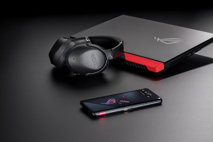 Asus ROG Strix Go BT Auriculares Gaming con Cancelación Ruido Activa ANC, Bluetooth, Virtual 7.1, Micro AI, aptX Adaptive, Negro
