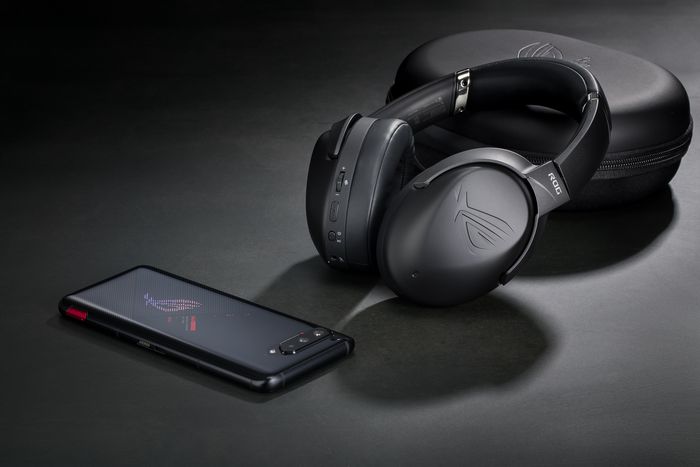 Asus ROG Strix Go BT Auriculares Gaming con Cancelación Ruido Activa ANC, Bluetooth, Virtual 7.1, Micro AI, aptX Adaptive, Negro