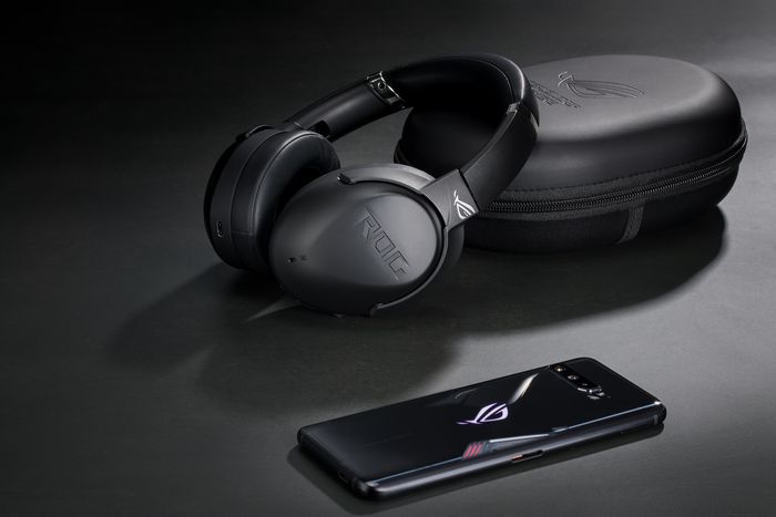 Asus ROG Strix Go BT Auriculares Gaming con Cancelación Ruido Activa ANC, Bluetooth, Virtual 7.1, Micro AI, aptX Adaptive, Negro