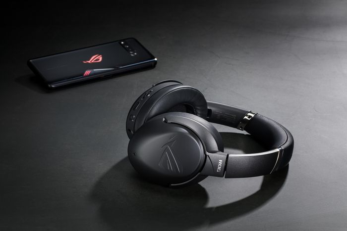 Asus ROG Strix Go BT Auriculares Gaming con Cancelación Ruido Activa ANC, Bluetooth, Virtual 7.1, Micro AI, aptX Adaptive, Negro