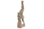 DKD Home Decor Figura de Resina Yoga Beige
