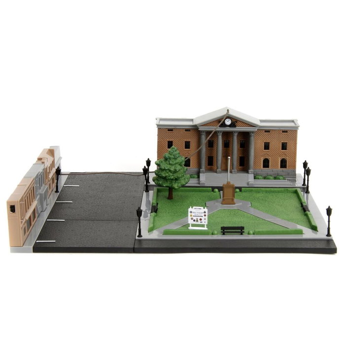 JADA TOYS Réplica Diorama Plaza de la Corte de Hill Valley Regreso al Futuro JADA TOYS Réplica Diorama Plaza de la Corte de Hill Valley Regreso al Futuro