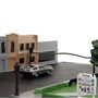 JADA TOYS Replica Diorama Plaza de la Corte de Hill Valley Regreso al Futuro