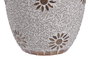 DKD Home Decor Lampara Sobremesa Indio Blanco Cobre 14x19x14 cm 4 Unidades