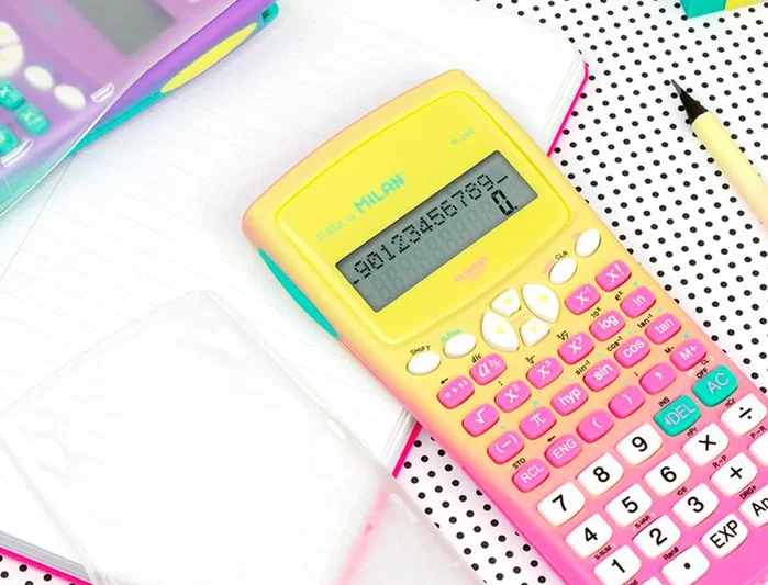 MILAN Calculadora Científica M240 Sunset Rosa/Amarillo MILAN Calculadora Científica M240 Sunset Rosa/Amarillo