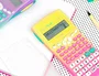 MILAN Calculadora Científica M240 Sunset Rosa/Amarillo