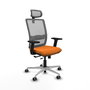PIQUERAS Y CRESPO Silla de oficina Haches Naranja y Gris