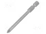 WERA Punta de destornillador Phillips PH1 1/4 pulgada 70 mm