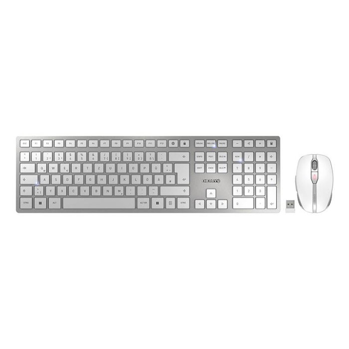 Cherry DW 9100 SLIM Tastatur-und-Maus-Set kabellos (JD-9100DE-1)