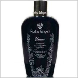 RADHE SHYAM Bálsamo Acondicionador Henna Color Negro Reacondicionado 250ml