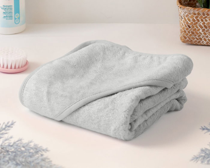 KioKids Toalla Bebé Bambú con Capucha Gris +0 Meses 76x76cm Certificado Oekotex KioKids Toalla Bebé Bambú con Capucha Gris +0 Meses 76x76cm Certificado Oekotex