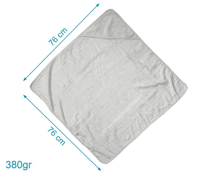 KioKids Toalla Bebé Bambú con Capucha Gris +0 Meses 76x76cm Certificado Oekotex KioKids Toalla Bebé Bambú con Capucha Gris +0 Meses 76x76cm Certificado Oekotex