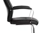 Q-connect Silla de Escritorio Modelo Ena Simil Piel Base Metálica Color Negro Altura Máxima 1050 mm