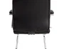 Q-connect Silla de Escritorio Modelo Ena Simil Piel Base Metálica Color Negro Altura Máxima 1050 mm