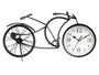 Giftdecor Reloj Forja Bicicleta Negro 19.5 cm Metal (Set de 4)