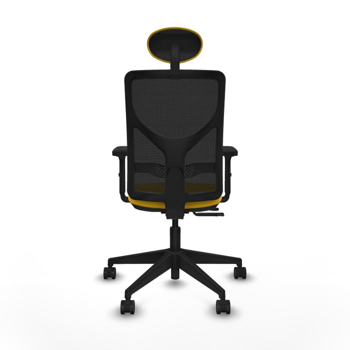 PIQUERAS Y CRESPO Silla de oficina Motilla con mecanismo Sincro/Traslack, Amarillo y Negro PIQUERAS Y CRESPO Silla de oficina Motilla con mecanismo Sincro/Traslack, Amarillo y Negro