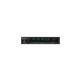 Ruijie Networks RG-ES106D-P V2 Switch No Administrado Fast Ethernet (10/100) PoE Negro