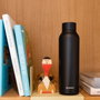 QUOKKA Botella Termo XXL 850ml Acero Inoxidable Solid Jet Black - Mantiene Temperatura