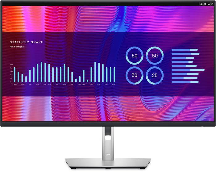Dell Monitor 31.5 Pulgadas QHD (2560 x 1440) IPS, 5ms, USB, HDMI, DisplayPort, 1000:1, 350cd/m2 Dell Monitor 31.5 Pulgadas QHD (2560 x 1440) IPS, 5ms, USB, HDMI, DisplayPort, 1000:1, 350cd/m2