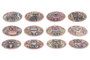 DKD Home Decor Posavasos de Dolomite Gatitos Surtido de 12 Unidades