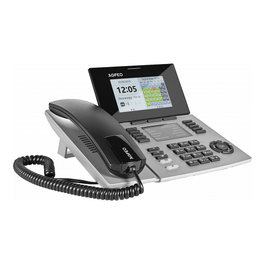 AGFEO ST 56 SENSORfon Teléfono IP Plata con Pantalla LCD y Altavoz