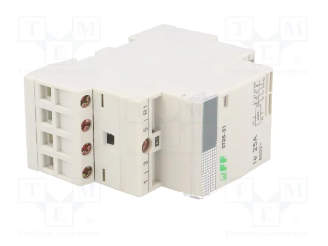 F&F Contactor de Instalación Modular 4-polar 25A 230VAC