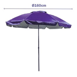 Marbueno Sombrilla de Acero y Nylon Morada Ø160 cm