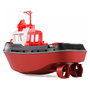 AMEWI Fairplay I Barco RC Schlepperboot Escala 1:72 Listo para Usar RTR Negro con Motor Eléctrico, Batería Li-Ion 600mAh, Radio 2.4GHz, Para Niños +8 Años