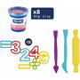 Milán Maletín Pasta Blanda Soft Dough con Números y 8 Botes de 59 g