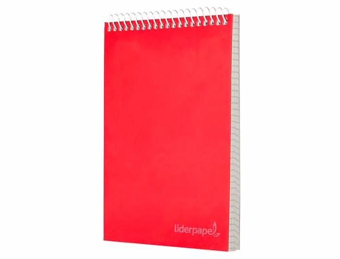 Liderpapel Cuaderno Espiral Bolsillo Doceavo Apaisado Witty Tapa Dura 80 Hojas 75gr Cuadro 4 mm Colores Surtidos