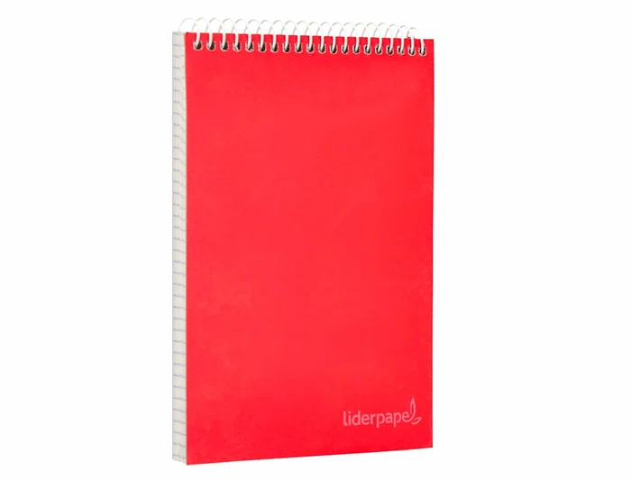 Liderpapel Cuaderno Espiral Bolsillo Doceavo Apaisado Witty Tapa Dura 80 Hojas 75gr Cuadro 4 mm Colores Surtidos
