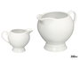 Vessia Lechera o jarrita de porcelana blanca, 350 ml, 13x9.5x9 cm (Set de 36)