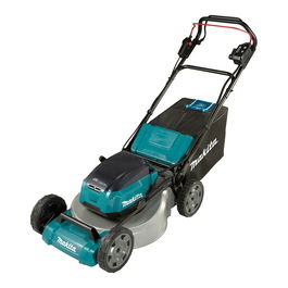 Makita DLM465Z Cortacésped Manual a Batería 18V, Ancho de Corte 46 cm para hasta 1900 m², Sin Batería ni Cargador, Negro/Azul/Gris