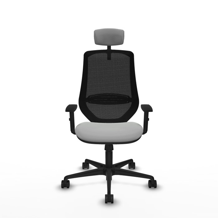 PIQUERAS Y CRESPO Silla de oficina Mardos con mecanismo Sincro, Gris claro y Negro PIQUERAS Y CRESPO Silla de oficina Mardos con mecanismo Sincro, Gris claro y Negro