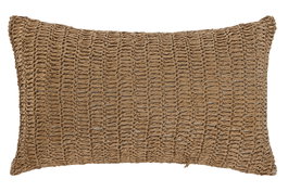 DKD Home Decor Cojín de Poliéster y Lino Natural 50x8x30 cm